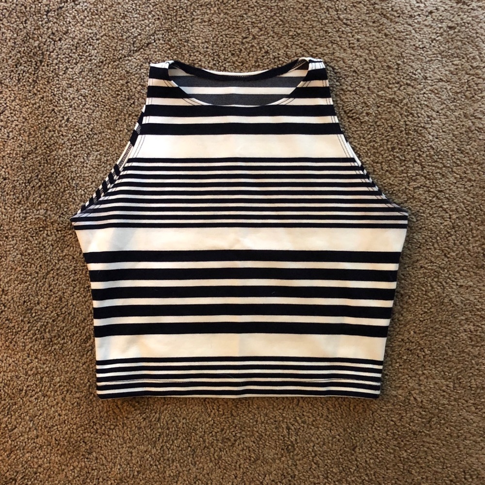 AA Cotton Spandex Sleeveless Crop Top